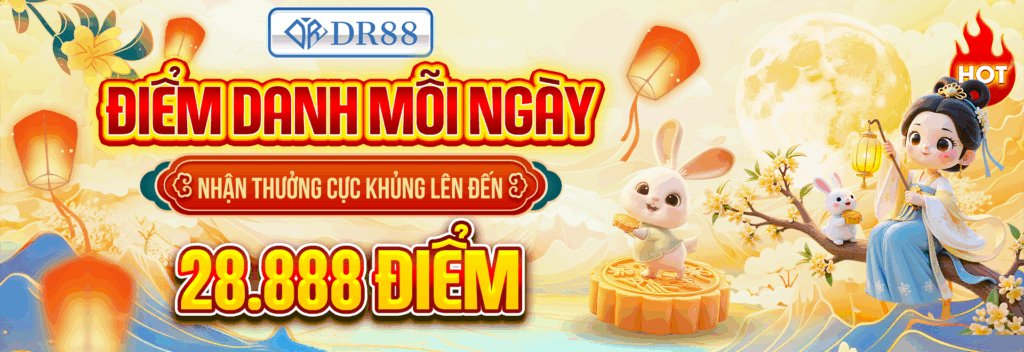 điểm danh mỗi ngày nhận thưởng cùng dr88