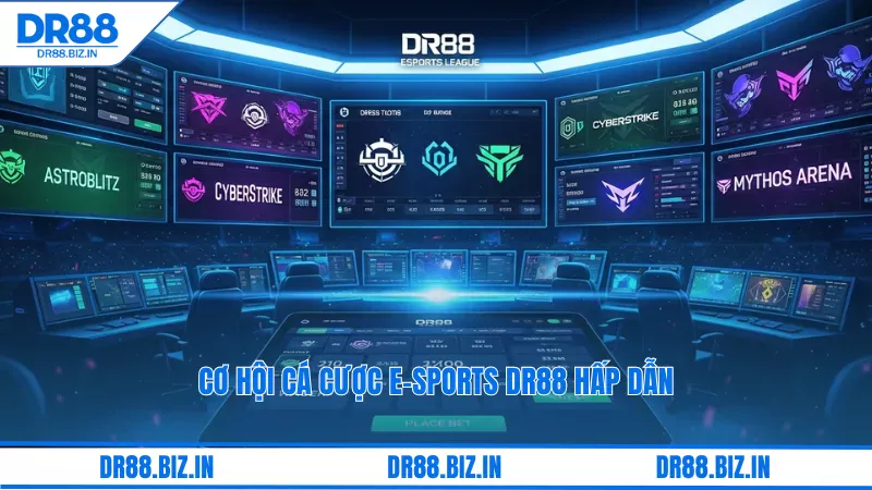 Cá Cược E-Sports Dr88: Đặt Kèo Cho Các Giải Đấu Game Hot 3 Cơ hội cá cược e-sports dr88 hấp dẫn