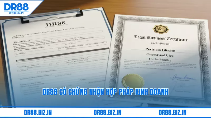 Giấy Phép Dr88: Minh Bạch Và Hoạt Động Hợp Pháp Ở Đâu? 4 Dr88 có chứng nhận hợp pháp kinh doanh