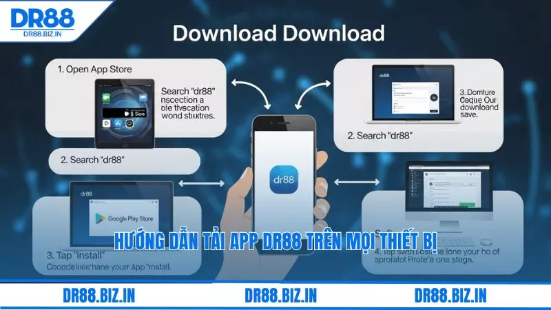 Hướng dẫn tải app dr88 trên mọi thiết bị