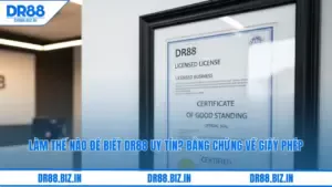 Làm thế nào để biết DR88 uy tín không? Xem bằng chứng về giấy phép