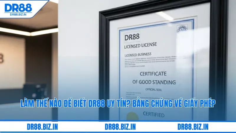 Làm Thế Nào Để Biết Dr88 Uy Tín Không? Bằng Chứng Về Giấy Phép 9 Làm thế nào để biết DR88 uy tín không? Xem bằng chứng về giấy phép