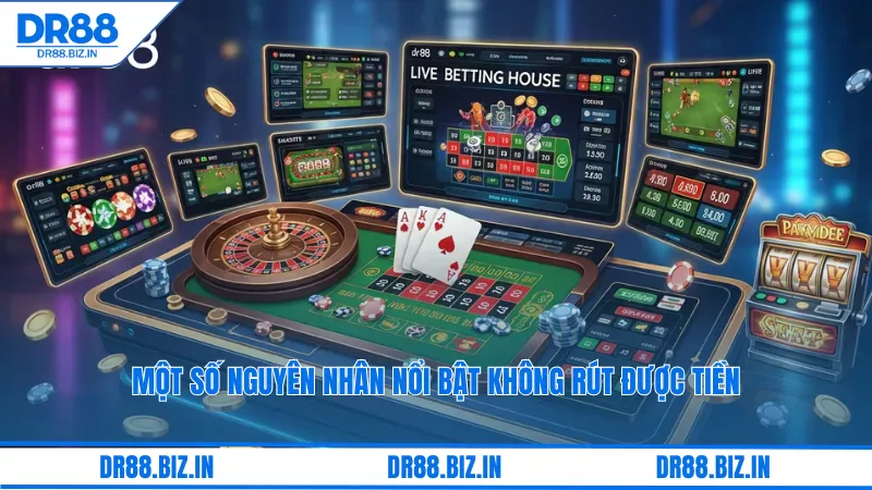 Phốt Dr88 Không Rút Được Tiền: Nguyên Nhân Thực Sự Là Gì? 3 Một số nguyên nhân nổi bật không rút được tiền