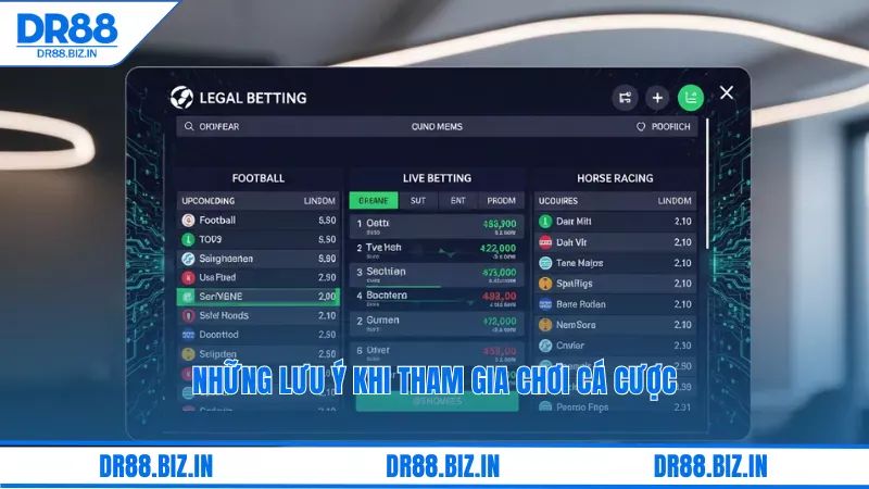 Dr88 Hợp Pháp Việt Nam? Giải Thích Luật Cá Cược Tại Việt Nam 5 Những lưu ý khi tham gia chơi cá cược