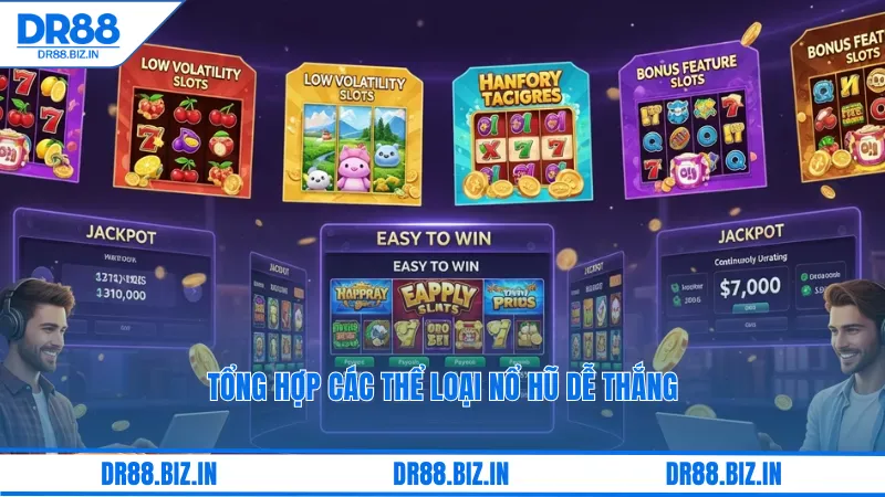 Tổng hợp các thể loại nổ hũ dễ thắng