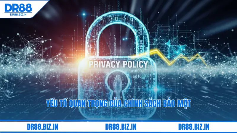 Chính Sách Bảo Mật Dr88: Cam Kết An Toàn Thông Tin Người Chơi 4 Yếu tố quan trọng của chính sách bảo mật