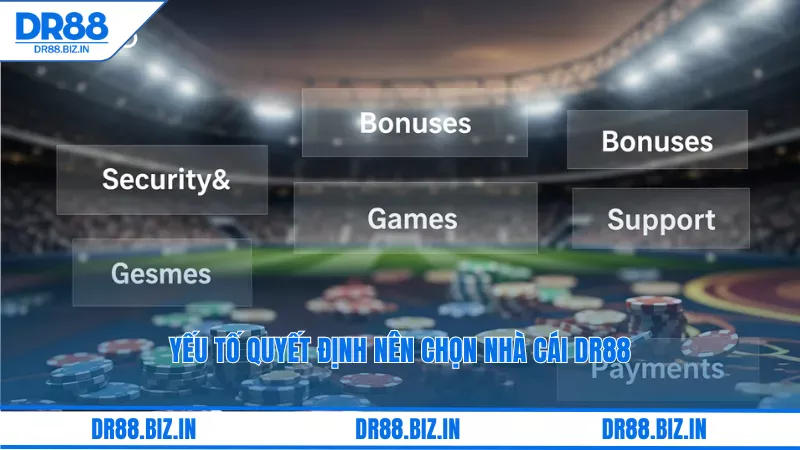 Bắn Cá Đổi Thưởng Dr88: Chơi Là Mê, Trúng Jackpot Tiền Tỷ 4 Yếu tố quyết định nên chọn nhà cái dr88